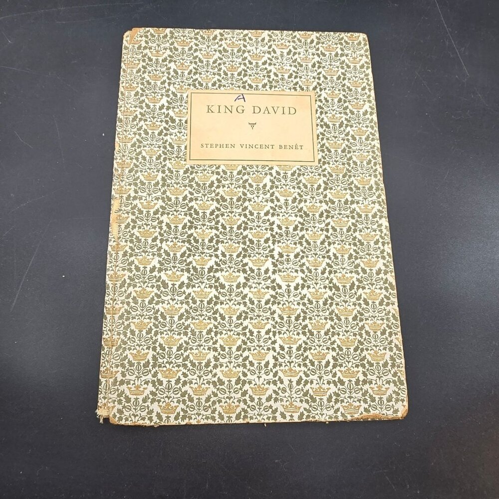 King David By Stephen Vincent Benét 1923 Limited First Edition Signed CM2236